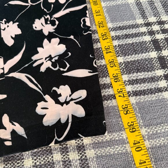 Basler Floral Straight Leg pants Womens Size 38 Elegant Casual Wear Black Pink - Picture 9 of 9